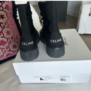 Celine Bulky laced boots